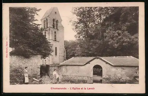 AK Chamarande, L`Èglise et le Lavoir