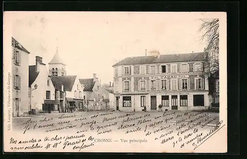 AK Crosne, Vue principale