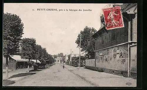 AK Petit-Crosne, pris à la fabrique des Jumelles