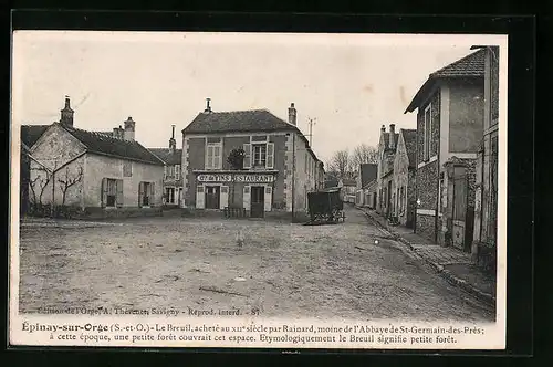 AK Èpinay-sur-Orge, Le Breuil, moine de l`Abbaye de St-Germain-des-Près