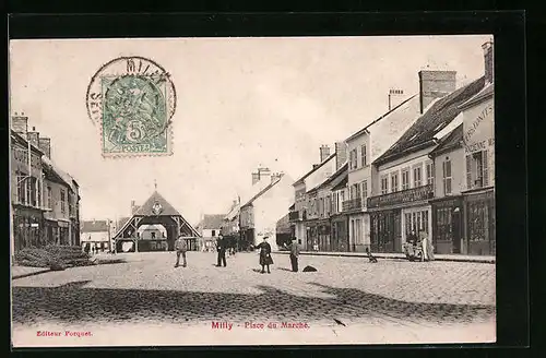 AK Milly, Place du Marchè