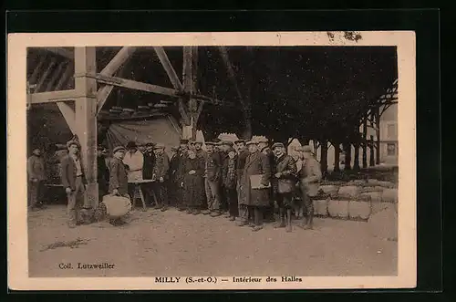 AK Milly, Intèrieur des Halles