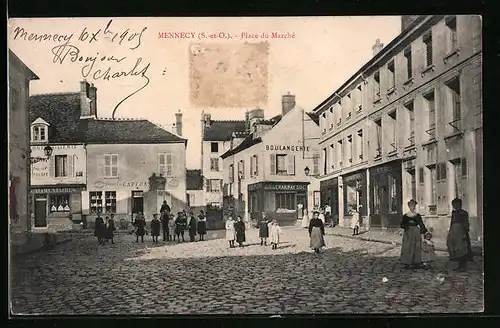 AK Mennecy, Place du Marchè