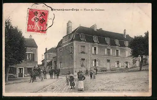 AK Morsang-sur-Orge, Place du Chateau