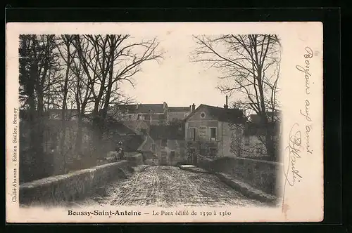 AK Boussy-Saint-Antoine, Le Pont èdifiè de 1350 à 1360