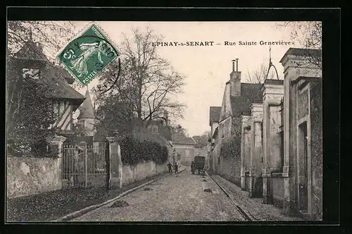 AK Èpinay-sous-Sènart, Rue Sainte Geneviève