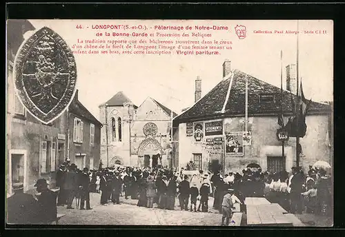 AK Longpont, Pèlerinage de Notre-Dame