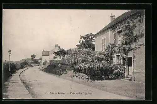 AK Lozère, Rue-Maison des Glycines