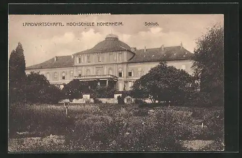 AK Hohenheim, Landwirtschaftliche Hochschule Hohenheim, Schloss