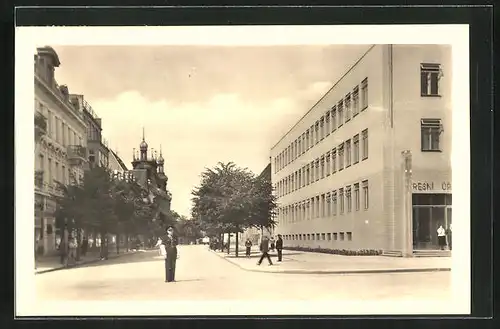 AK Göding / Hodonin, Strassenpartie