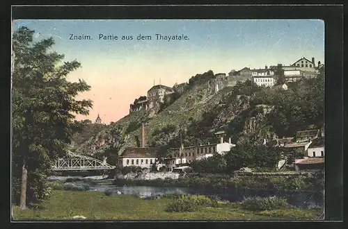 AK Znaim, Partie aus dem Thayatal