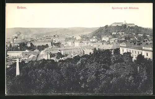 AK Brünn / Brno, Spielberg mit Altbrünn