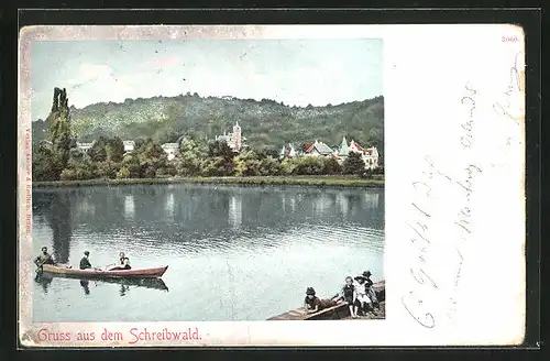 AK Brünn / Brno, Blick zum Schreibwald