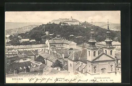 AK Brünn / Brno, Dominikanerkirche