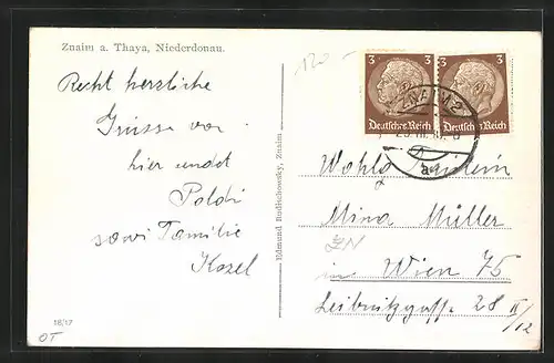 AK Znaim, Uferpartie