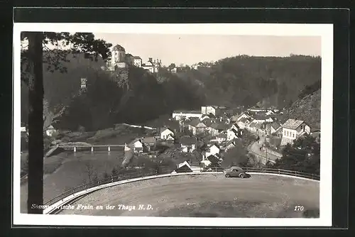 AK Frain a. d. Thaya, Ortsansicht aus der Vogelschau