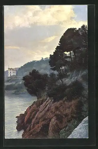 Künstler-AK Photochromie Nr.2613: Riviera di Levante, Portofino