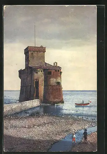 Künstler-AK Photochromie Nr.2595: Riviera di Levante, Rapallo