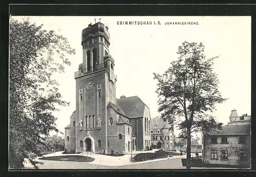 AK Crimmitschau i. S., Johanniskirche