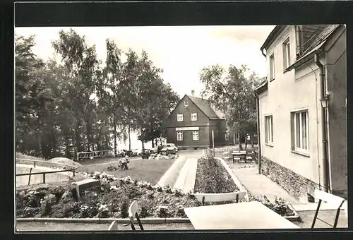 AK Lössnitz i. Erzgeb., Berggaststätte und Fremdenheim Neu Friedrichsruh