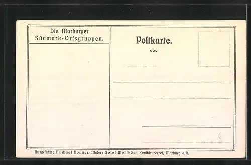 AK Dichter Hernstock im Portrait, Aussenansicht vom Geburtshaus