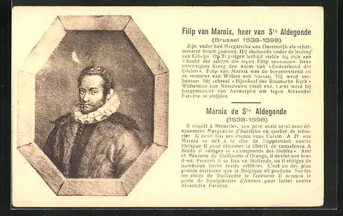 AK Filip van Marnix, heer van Ste Aldegonde, Portrait