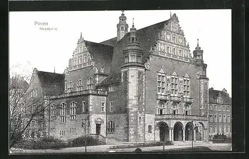 AK Posen / Poznan, an der Akademie