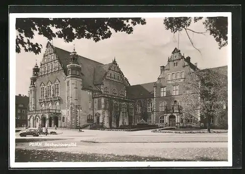 AK Posen / Poznan, an der Reichsuniversität