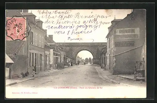 AK La Guerche, Pont du Chemin de fer