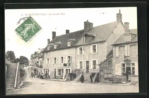 AK Le Guétin, la Grande-Rue