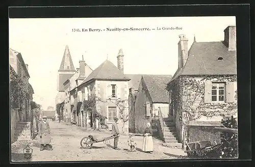 AK Neuilly-en-Sancerre, la Grande-Rue