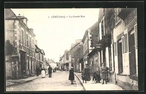 AK Léré, La Grande Rue