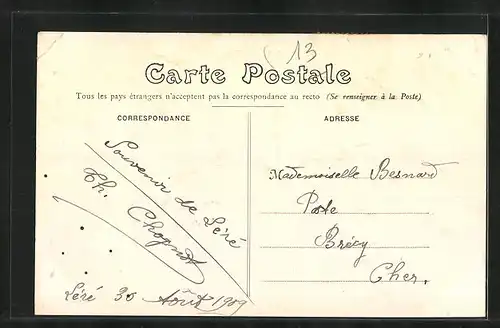 AK Léré, la Grande Rue