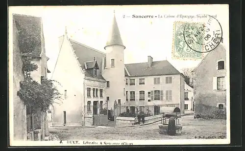 AK Sancerre, la Caisse d'Epargne, facade nord