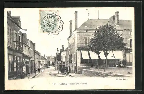 AK Vailly, Place du Marché