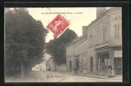 AK Les Aix-d'Angillon, le Mail