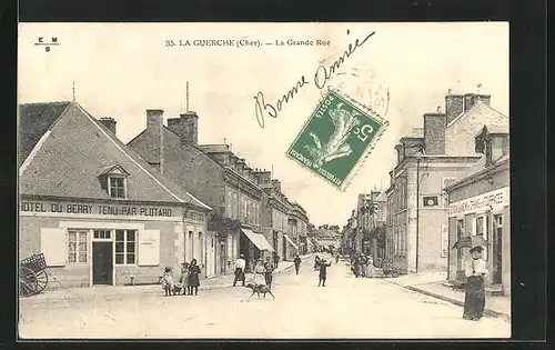 AK La Guerche, la Grande Rue