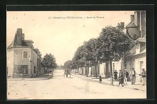 AK Mehun-sur-Yévre, Route de Vierzon