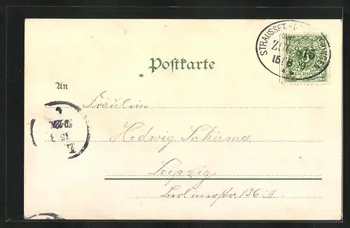 AK Kyffhäuser, Blick zum Kaiser Wilhelm Denkmal