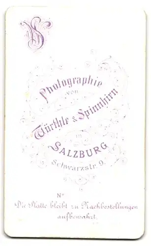 Fotografie Würthle & Spinnhirn, Salzburg, Schwarzstrasse 9, Drei gläubige Schwestern mit Haarbändern