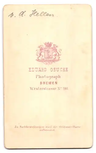 Fotografie Eduard Heucke, Bremen, Westerstr. 100, Portrait Kinder von der Hellen im Atelier