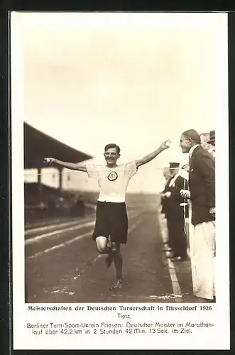 AK Düsseldorf, Meisterschaften der Deutschen Turnerschaft 1926, Tietz, Berliner Turn-Sport-Verein Friesen