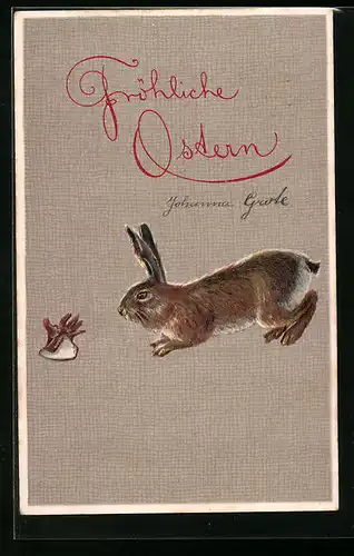 AK Osterhase findest verlorenen Handschuh