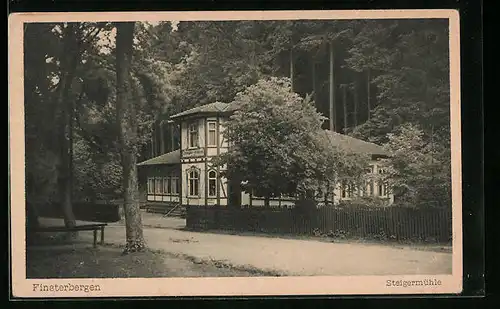 AK Finsterbergen, Gasthaus Steigermühle