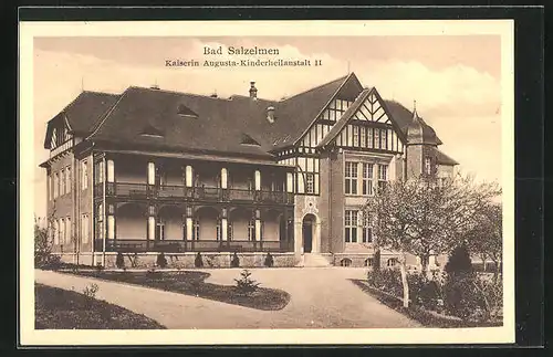 AK Bad Salzelmen, Kaiserin Augusta-Kinderheilanstalt II