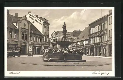 AK Stendal, Monument am Sperlingsberg