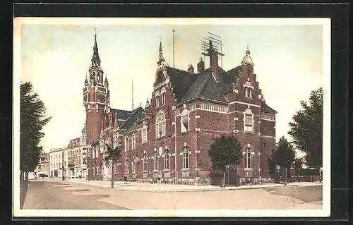 AK Dahme /Mark, Rathaus und Post