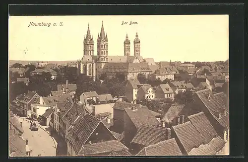 AK Naumburg a. S., Blick auf den Dom