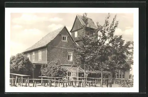AK Elleben, Gasthaus Riechheimer Berg