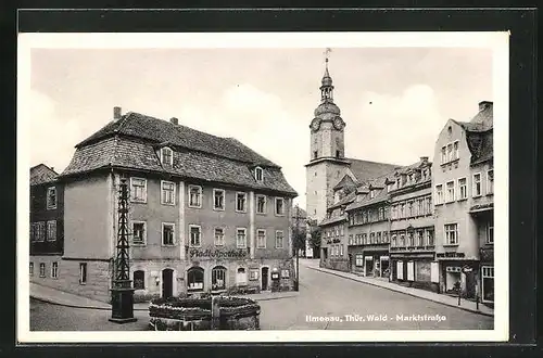 AK Ilmenau /Tühr. Wald, Stadt-Apotheke an der Marktstrasse